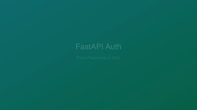 FastAPI Auth series cover — layered security shields with lock icons representing authentication and authorization patterns
